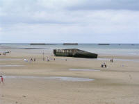 Resterne af »The MULLBERRY«, Arromanches